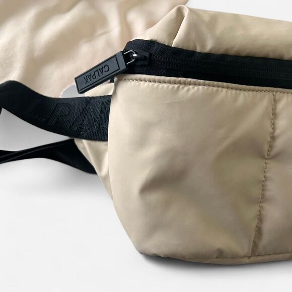 CALPAK Luka Belt Bag – Oatmeal Puffy Crossbody / Fanny Pack - Picture 6 of 6